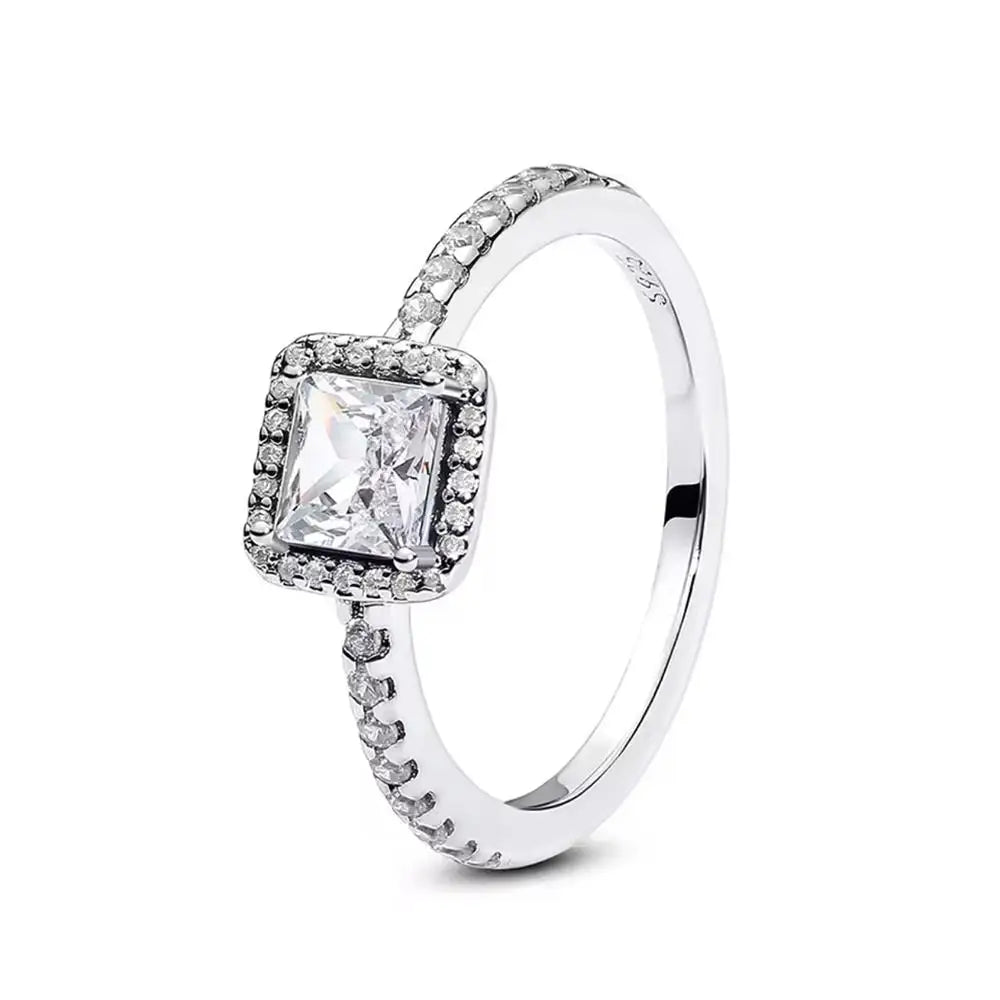 Stackable ring, Square Solitaire model