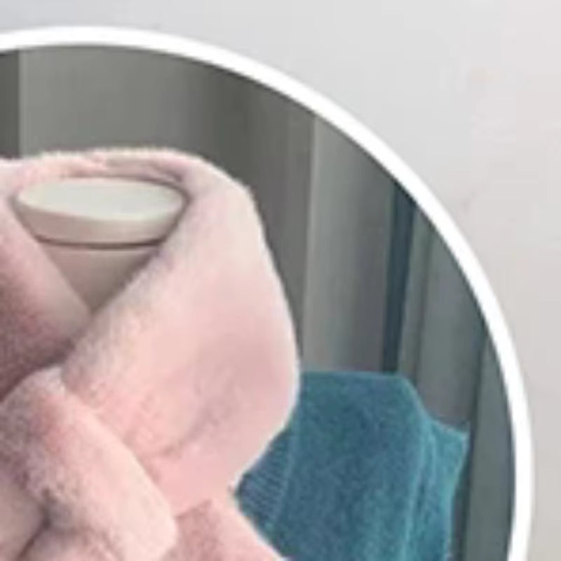 Plush Fluffy Fur Collar Scarf Wearable Blanket Women Warm Thickened Fur Soft Scarf Autumn and Winter Cross Neck Scarf